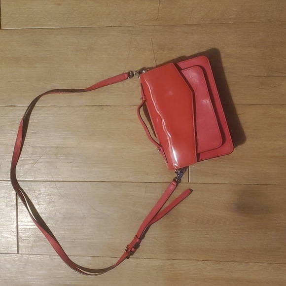 Botkier Cobble Hill Crossbody Bag in Red Patent Leather. - Picture 3 of 15